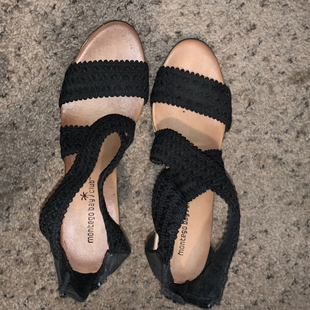 Montrego Bay Club Black wedges (9)
